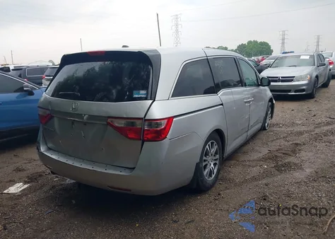 2011 Honda Odyssey Ex-L из США, поврежденный, VIN 5FNRL5H67BB004118